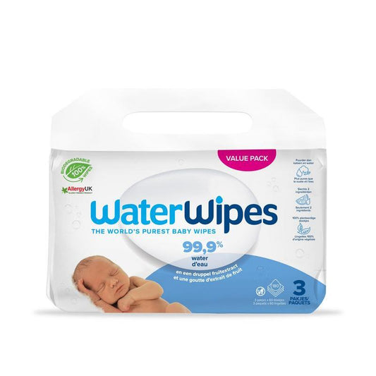 Waterwipes Babydoekjes 3-pak 180st