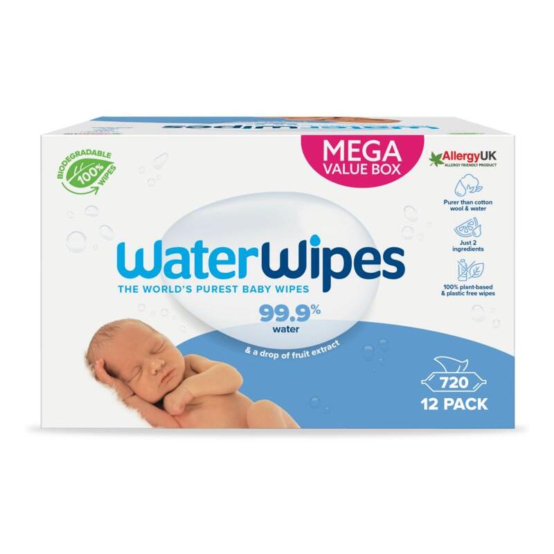Waterwipes Babydoekjes 12-pak 720st