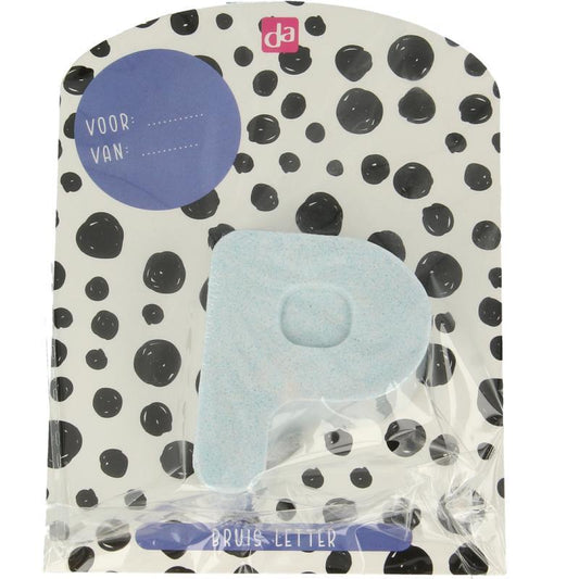 DA Bruisletter P blauw voor van 1st