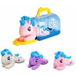 Merkloos Pluche carry case unicorns 1st