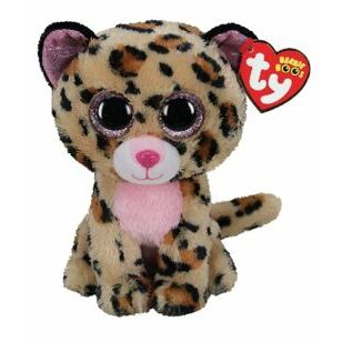 Merkloos Beanie Boo's Livvie leopard 15cm 1st