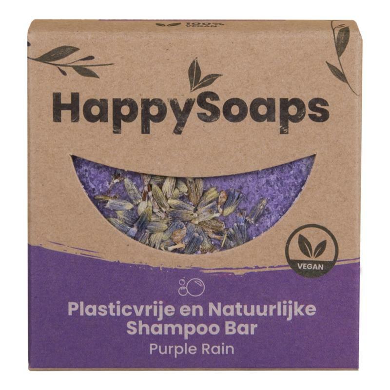 Happysoaps Shampoo bar purple rain 70g