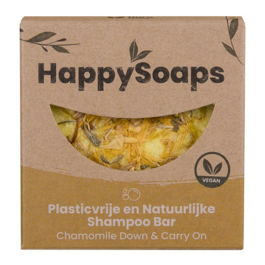 Happysoaps Shampoo bar chamomile down & carry on 70g