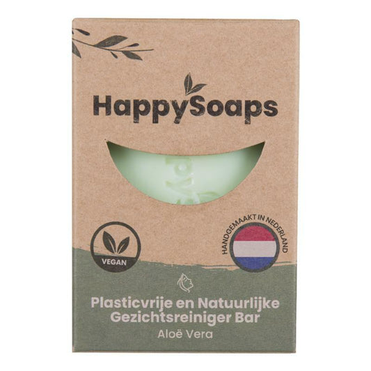 Happysoaps Gezichtsreiniger aloe vera 70g