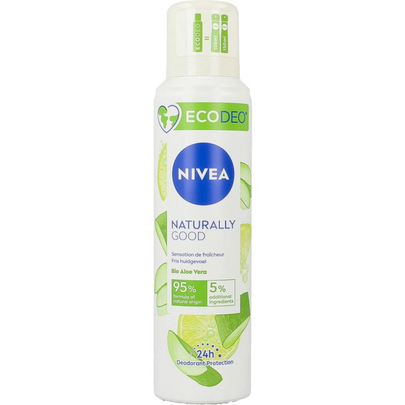 Nivea Naturally Good Bio Aloe Vera EcoDeo 125ml