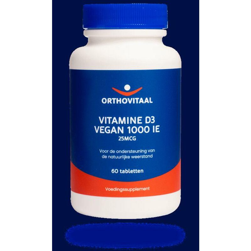 Orthovitaal Vitamine D3 1000ie vegan 60tb