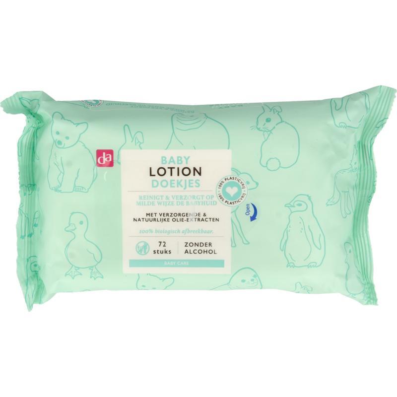 DA Baby doekjes lotion 72st