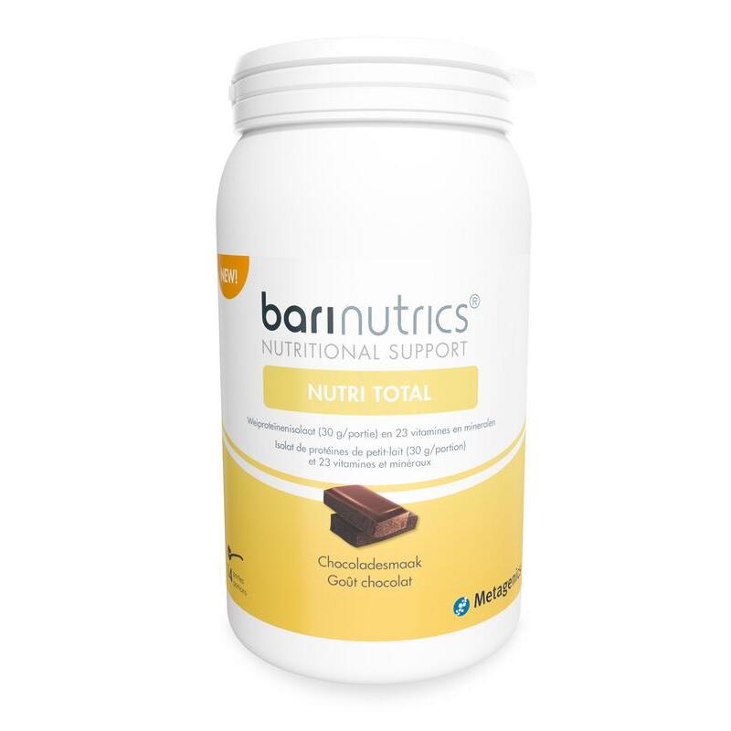Barinutrics Nutri total chocolate 14 porties 950g