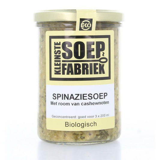 Kleinstesoepfabr Spinazie soep bio 400ml