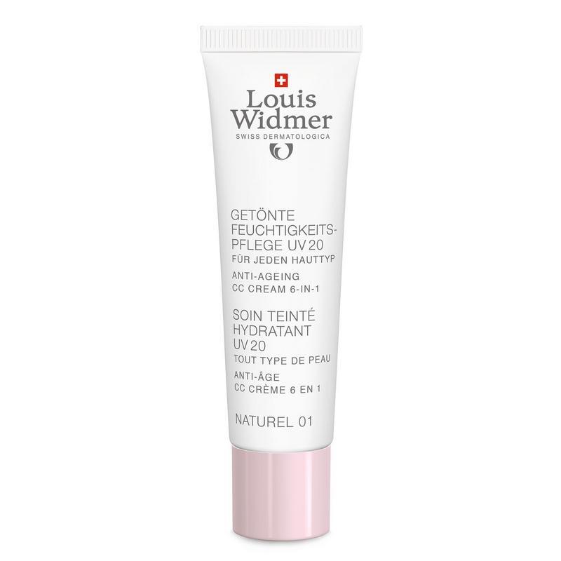 Louis Widmer Getinte dagcreme UV20 NAT01 parfumvrij 30ml