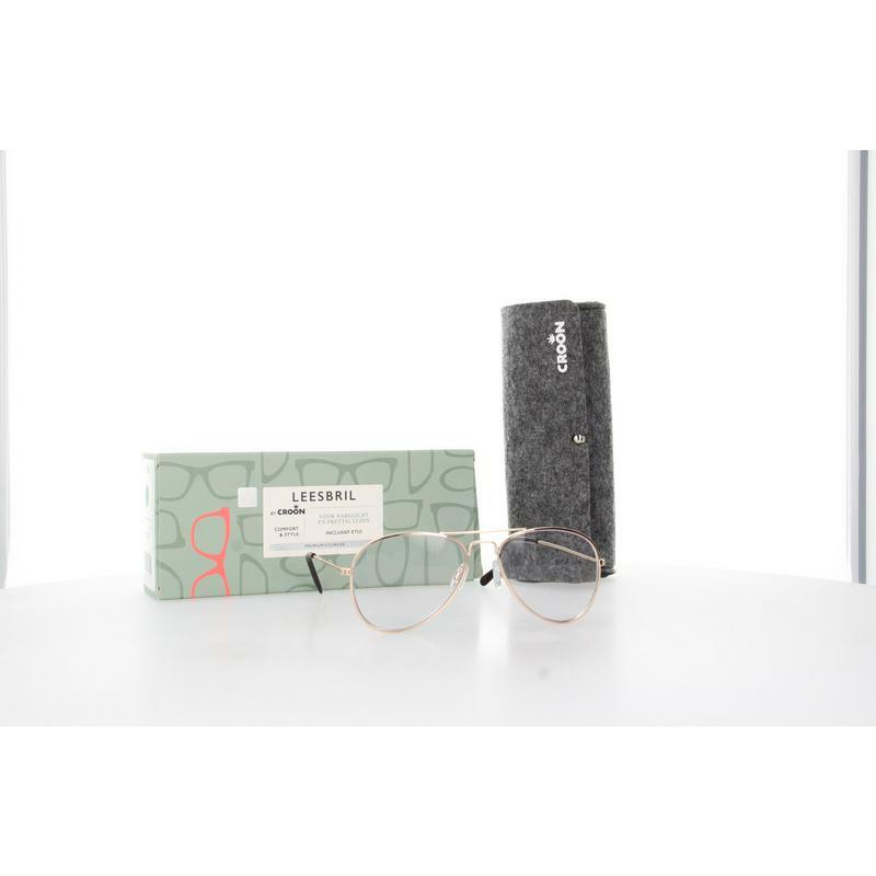 DA Leesbril Ann shiny light gold +2 1st