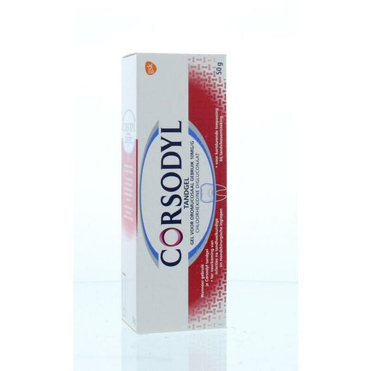 Corsodyl Tandgel 1% 50g