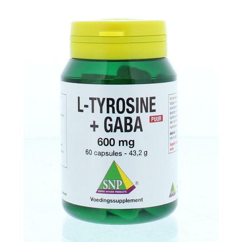 SNP L-Tyrosine + GABA 600 mg puur 60ca