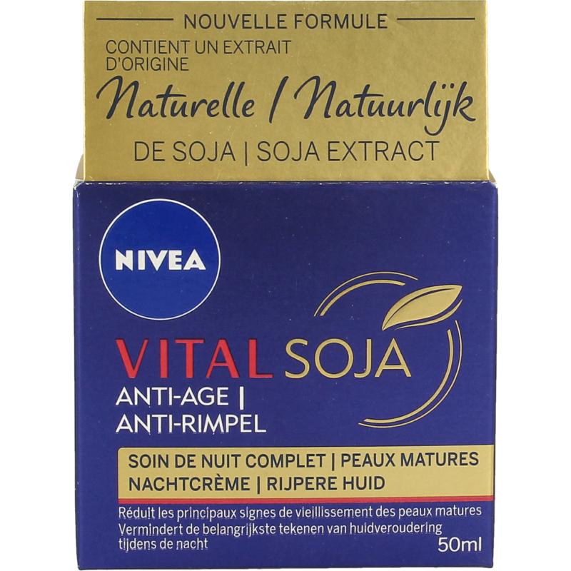 Nivea Vital soja anti age nachtcreme 50ml