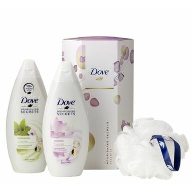Dove Geschenkverpakking duo pack & puff 1set
