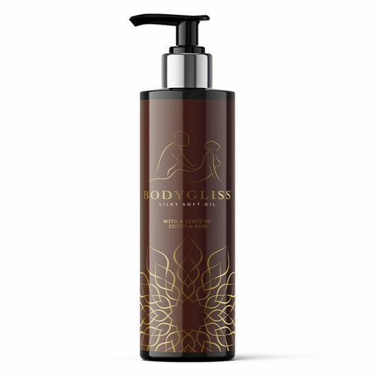 Bodygliss Silky soft massageolie cocos rum 150ml