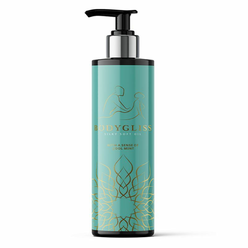 Bodygliss Silky soft massageolie cool mint 150ml