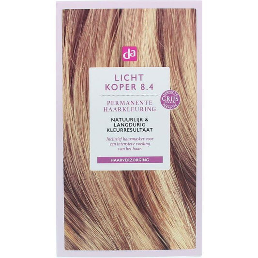 DA Haarkleuring 8.4 licht koper 100ml