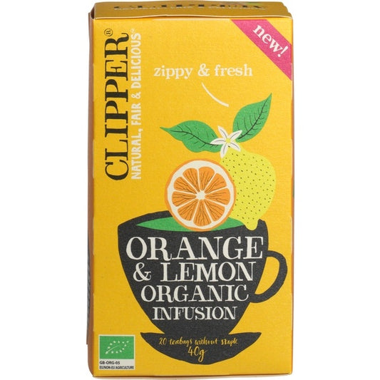 Clipper Orange & lemon infusion bio 20st