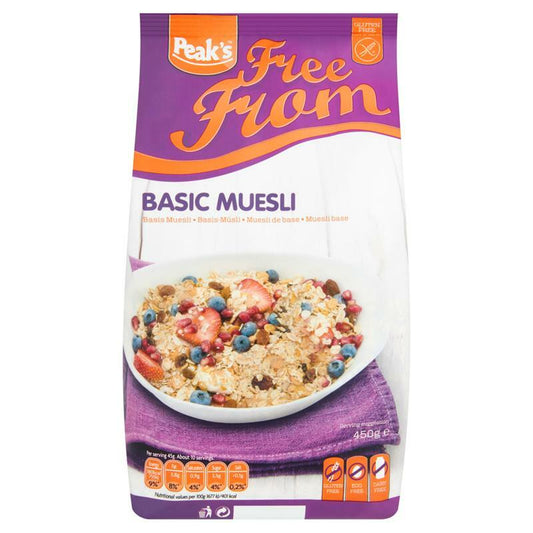 Peak's Muesli basic glutenvrij 450g