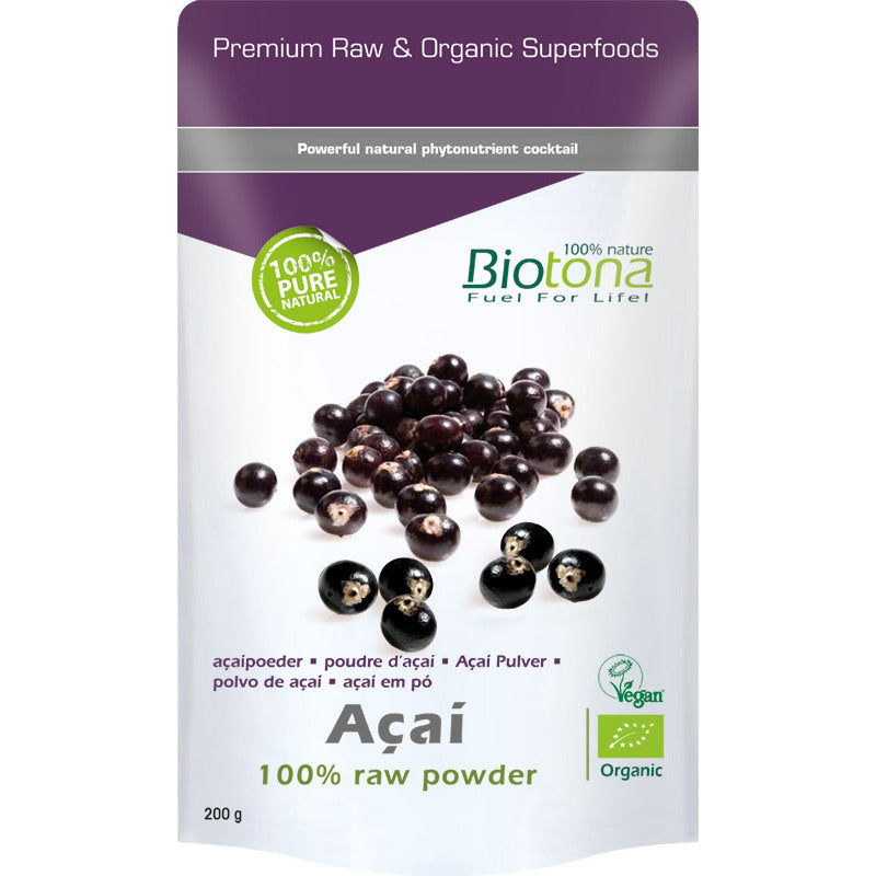 Biotona Acai raw powder bio 200g