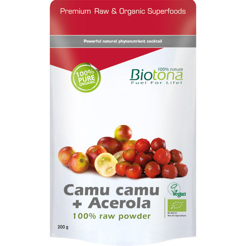 Biotona Camu camu & acerola raw powder bio 200g