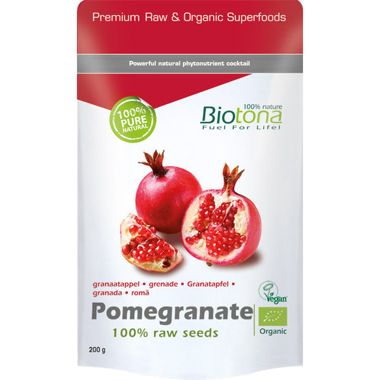 Biotona Pomegranate seeds raw bio 200g