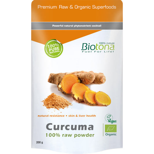 Biotona Curcuma raw powder bio 200g