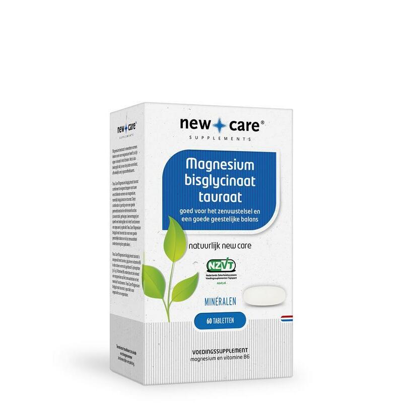 New Care Magnesium bisglycinaat tauraat 60tb