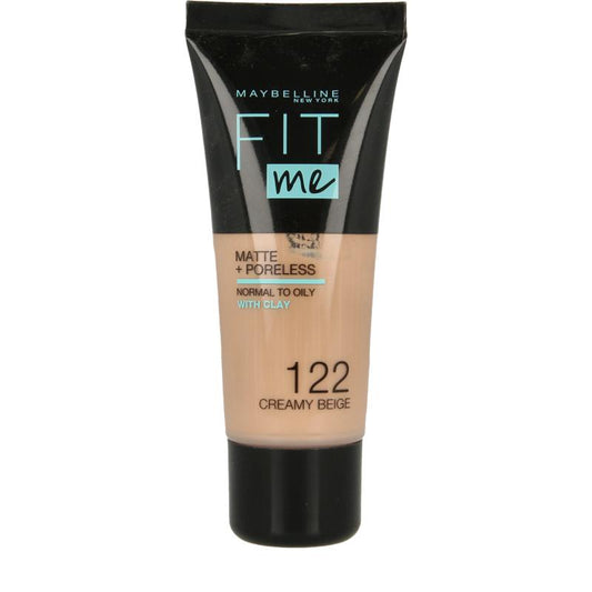 Maybelline Fit Me matte & poreless foundation 122 cream beige 1st