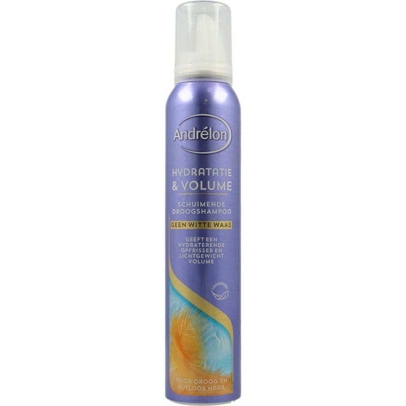 Andrelon Droog shampoo foam hydratatie & volume 200ml