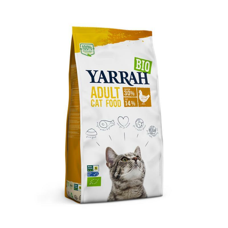 Yarrah Organic cat dry food chicken 2400g