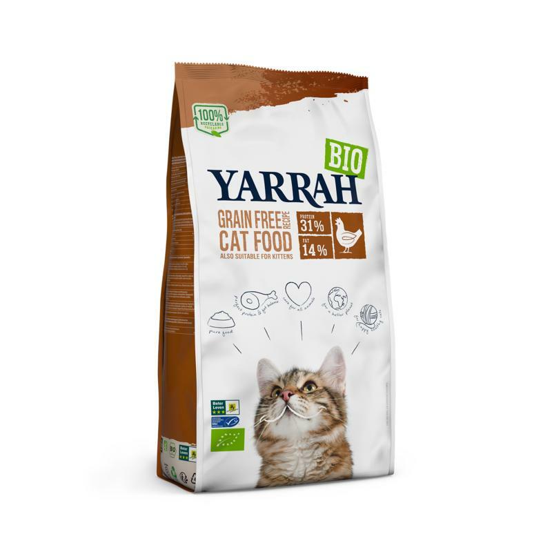 Yarrah Kattenvoer grainfree bio 10kg