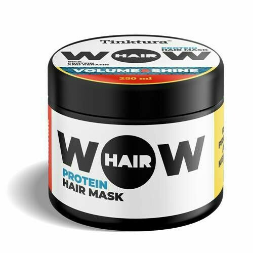 Tinktura Wow volume & shine hair mask protein & keratin 250ml