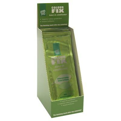 Henna Plus Colour fix sachet display displ