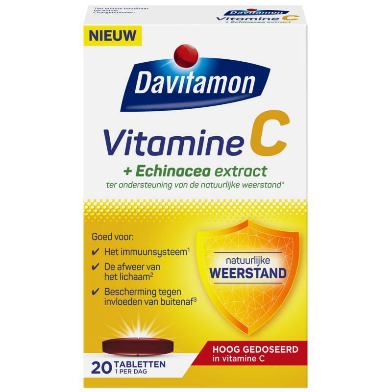 Davitamon Vitamine C + echinacea 20st
