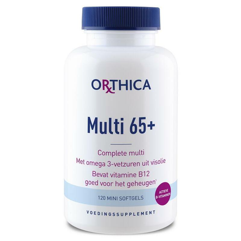 Orthica Multi 65+ softgels 120sft