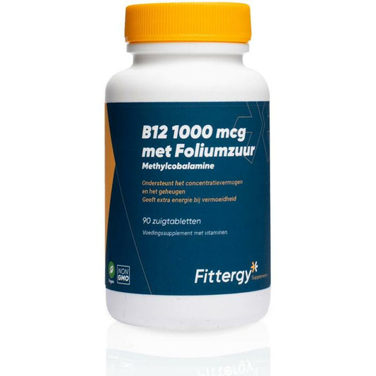 Fittergy B12 1000 mcg methylcobalamine 90zt