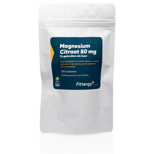 Fittergy Magnesiumcitraat kuur 50 mg 300tb