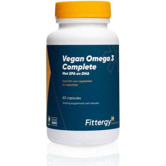 Fittergy Omega 3 vegan 150 mg DHA 75 mg EPA 60ca