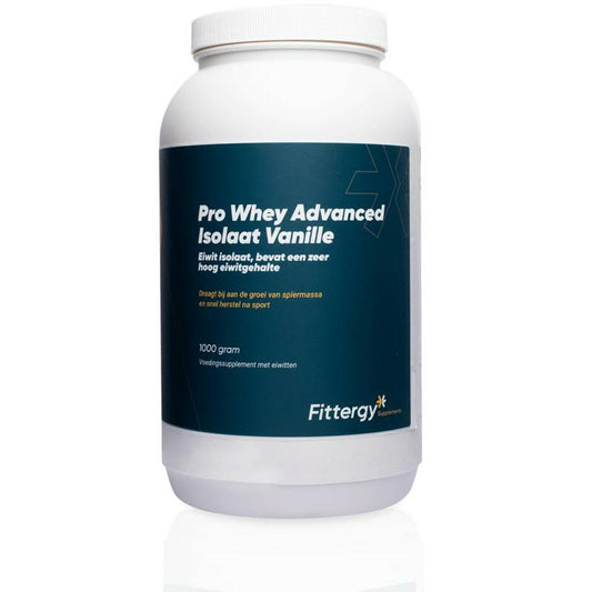 Fittergy Pro whey advanced isolate vanille 1000g