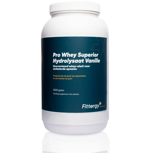 Fittergy Pro whey superior hydrolysate vanille 1000g