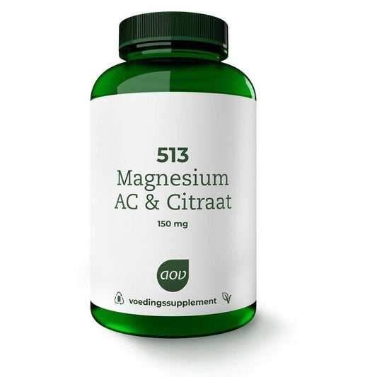 AOV 513 Magnesium AC & citraat 150 mg 180tb