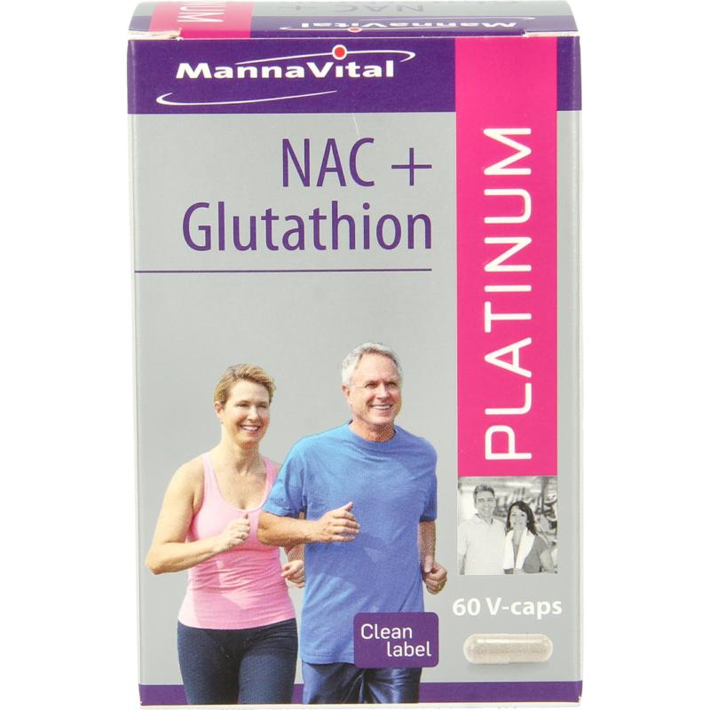 Mannavital NAC + glutathion platinum 60vc