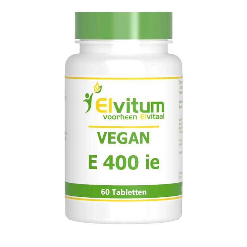 Elvitaal/elvitum Vitamine E400 vegan 60tb