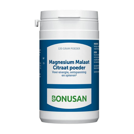 Bonusan Magnesium malaat citraat poeder 130g