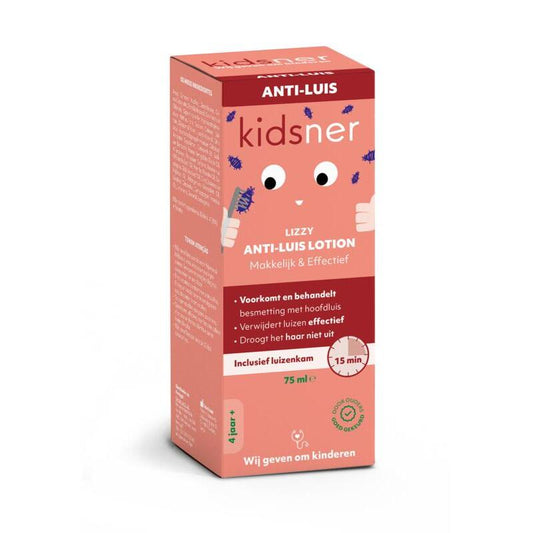 Kidsner Anti luis lotion 75ml + luizenkam 1set