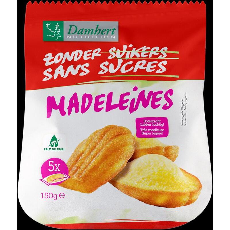 Damhert Damhert madeleines z suiker 150g