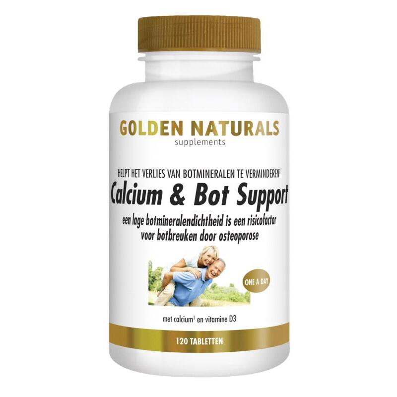 Golden Naturals Calcium & bot support 120tb