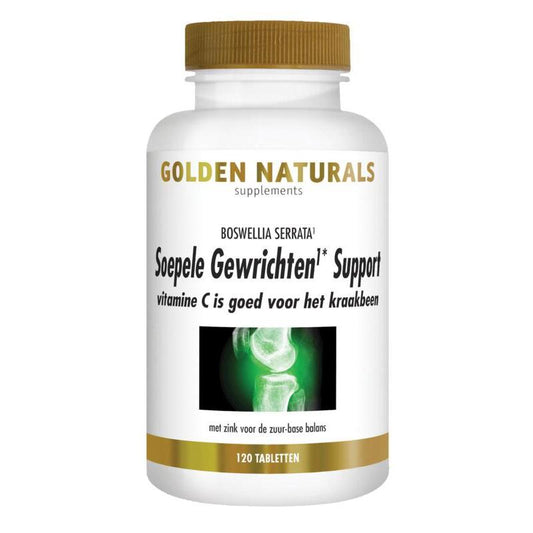 Golden Naturals Soepel gewricht & kraakbeen support 120tb